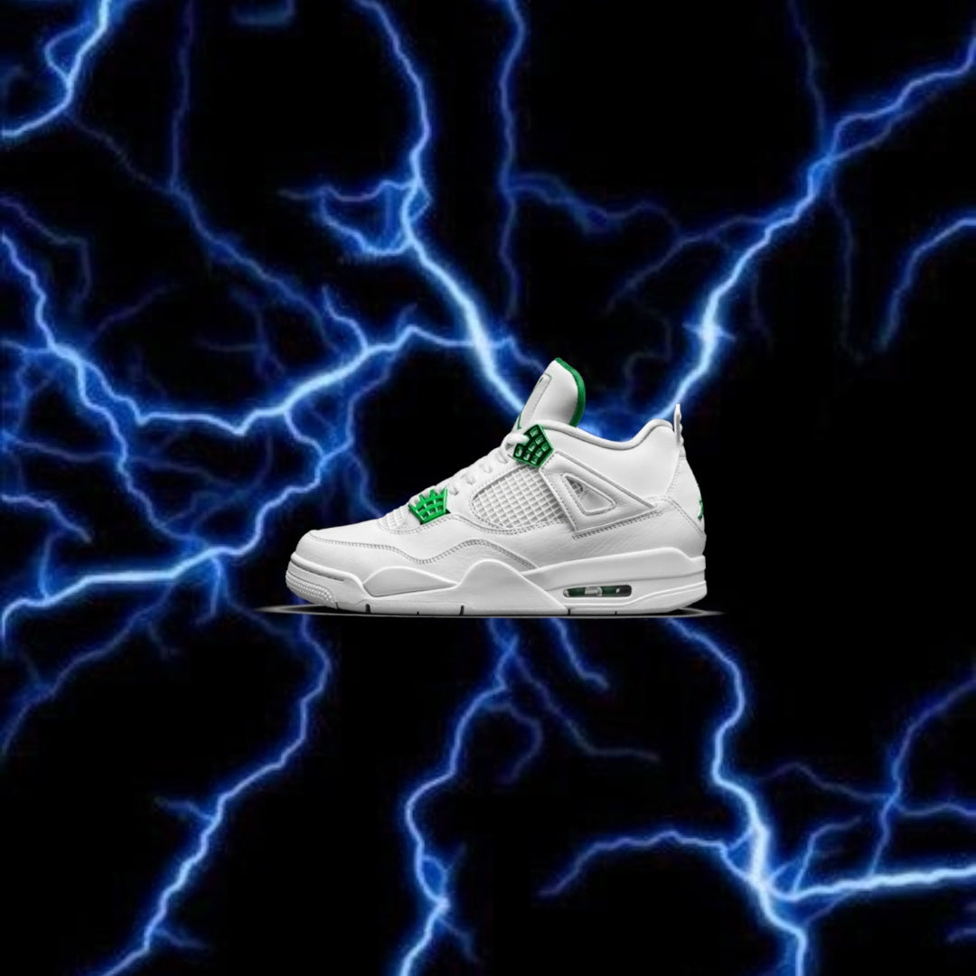 metallic green jordan 4