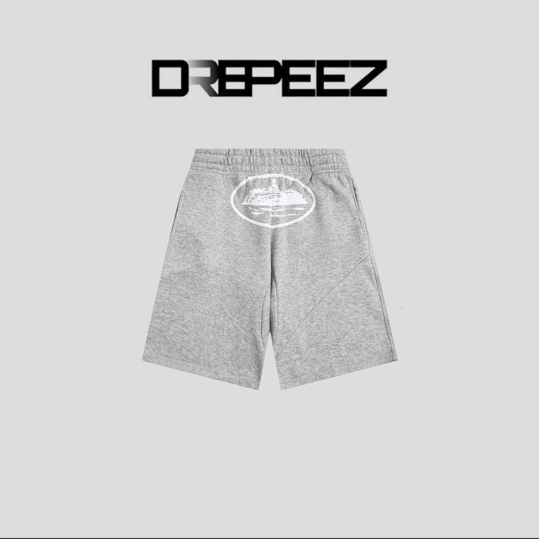 Corteiz OG Alcatraz Shorts Grey