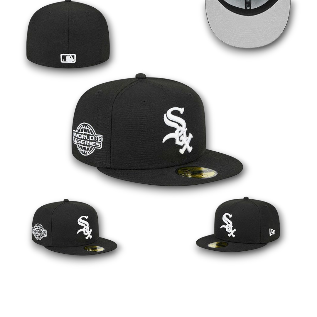 Men's Chicago White Sox New Era Black 2005 World Series Wool