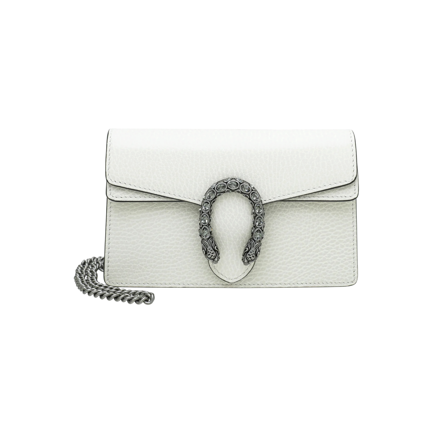 Gucci White Dionysus Super Mini Bag