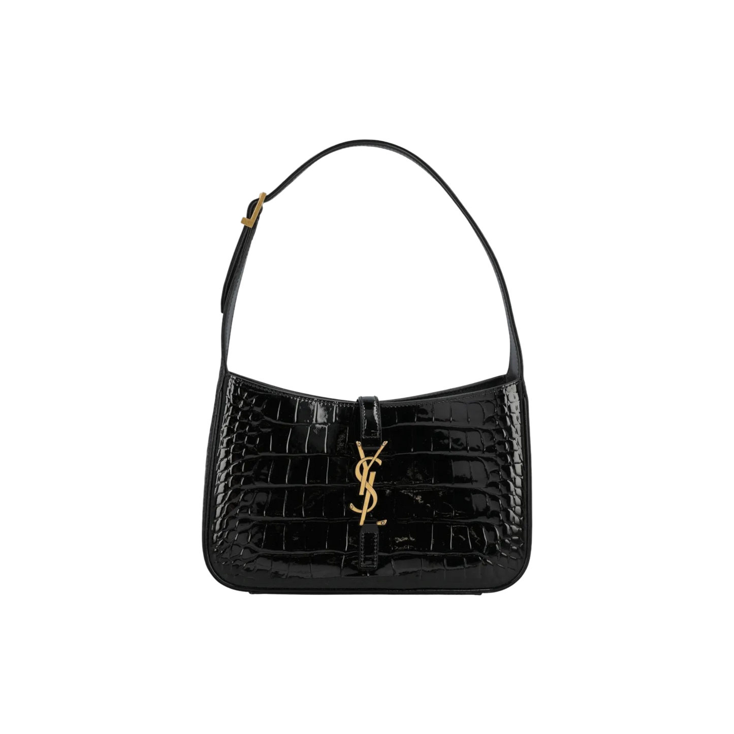Saint Laurent Le 5 à 7 crocodile-effect Shoulder Bag