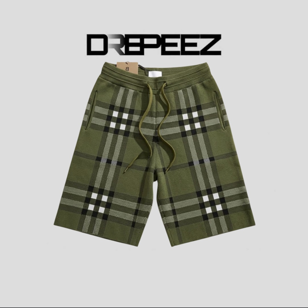 Burberry Checked Silk And Wool-Blend Jacquard Drawstring
