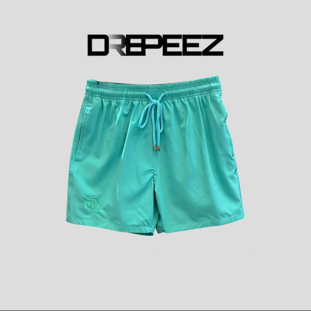 Vilebrequin Ronde Des Tortues Maxi Water Swim Shorts Green