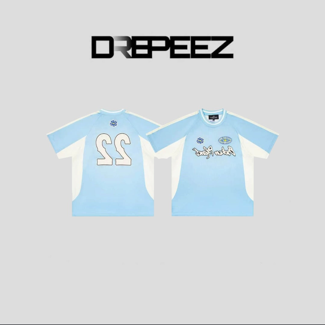 Broken Planet Football Jersey Light Blue