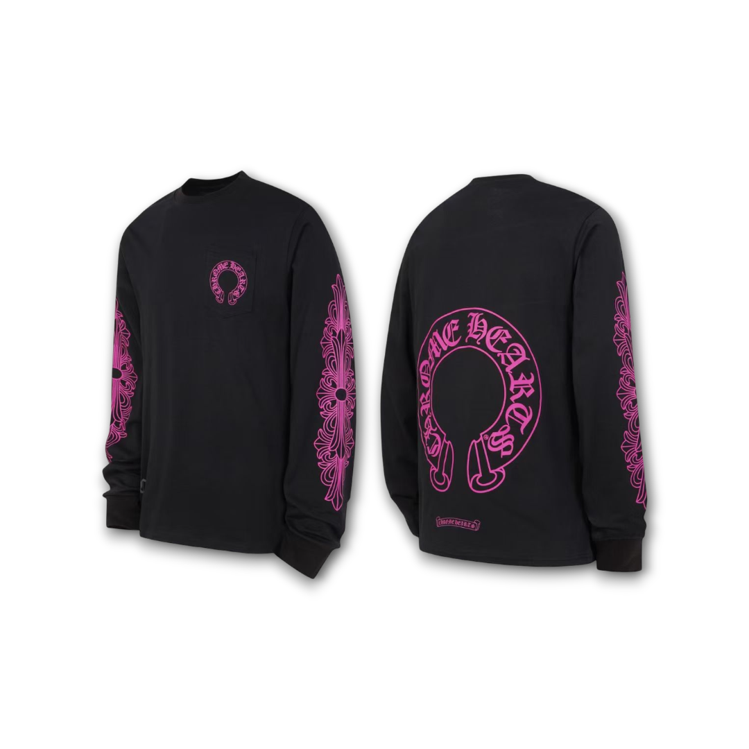 Chrome Hearts Horseshoe Baseball Shirt
