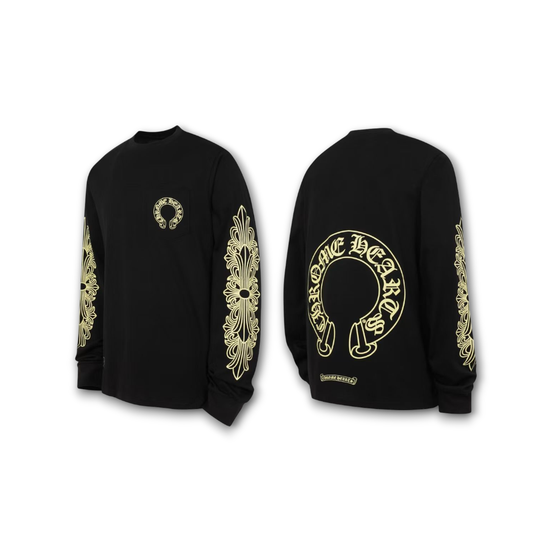 Chrome Hearts Horseshoe Baseball Shirt