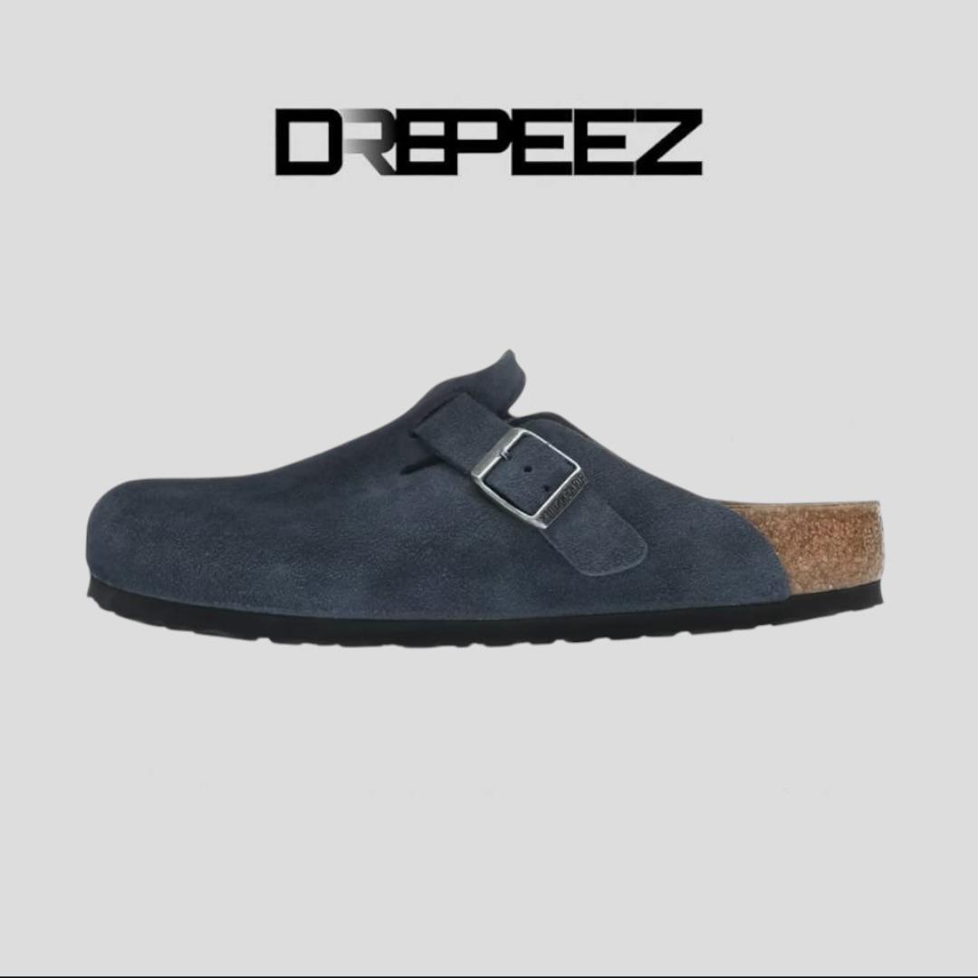 Birkenstock Boston Suede New Navy