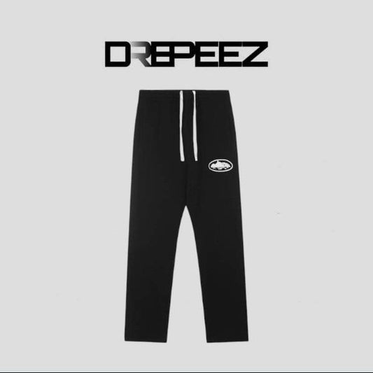 corteiz pants black