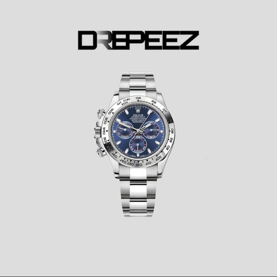 Rolex Daytona Blue Dial – 18K White Gold Chronograph