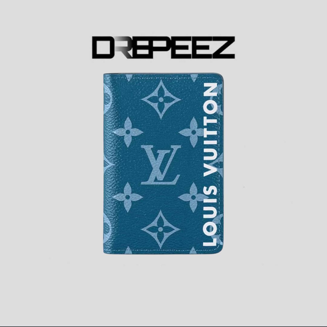 Louis Vuitton Pocket Organizer Atlantic Blue/Monogram