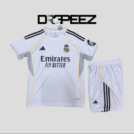 Real Madrid Youth Home Kit 25/26