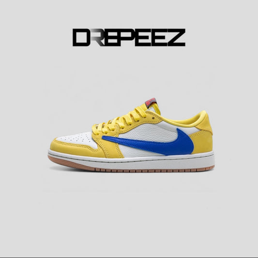 Travis Scott x Air Jordan 1 Retro Low OG SP PS 'Canary'