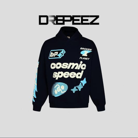 BROKEN PLANET logo-print Hoodie