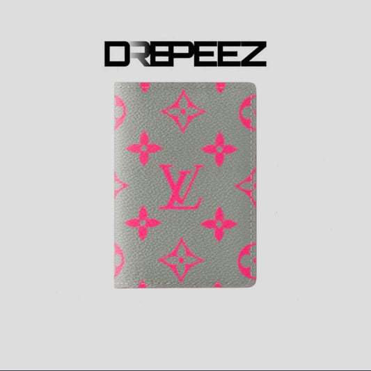 Louis Vuitton Grey/Pink Monogram Glow Pocket Organizer