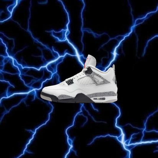 white cement jordan 4