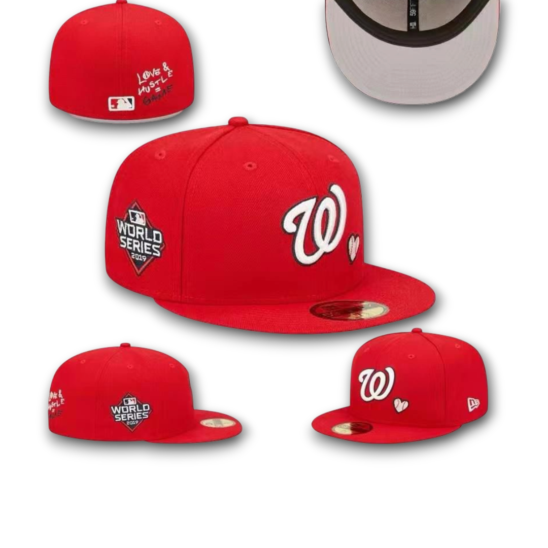 Men's Washington Nationals New Era Red Historic World Series