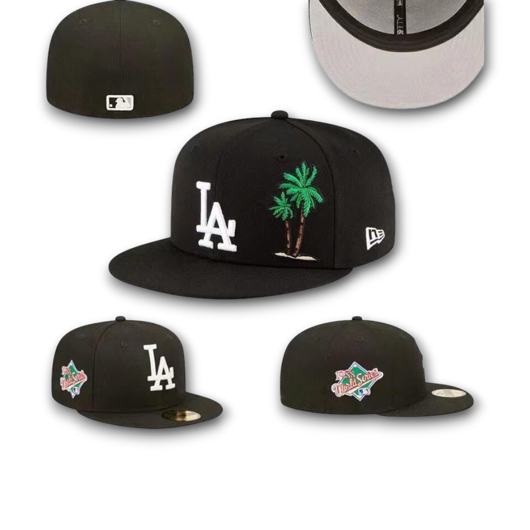 Men's Los Angeles Dodgers New Era Black Local Icon 59FIFTY