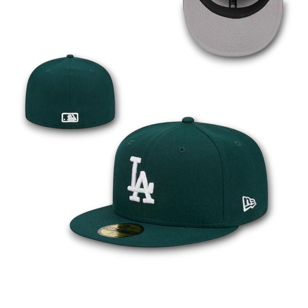 Gorra 59Fifty Los Angeles Dodgers World Series Dark Green