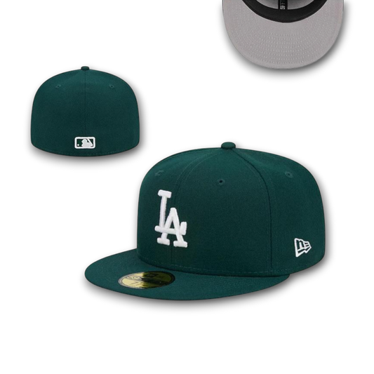 Gorra 59Fifty Los Angeles Dodgers World Series Dark Green