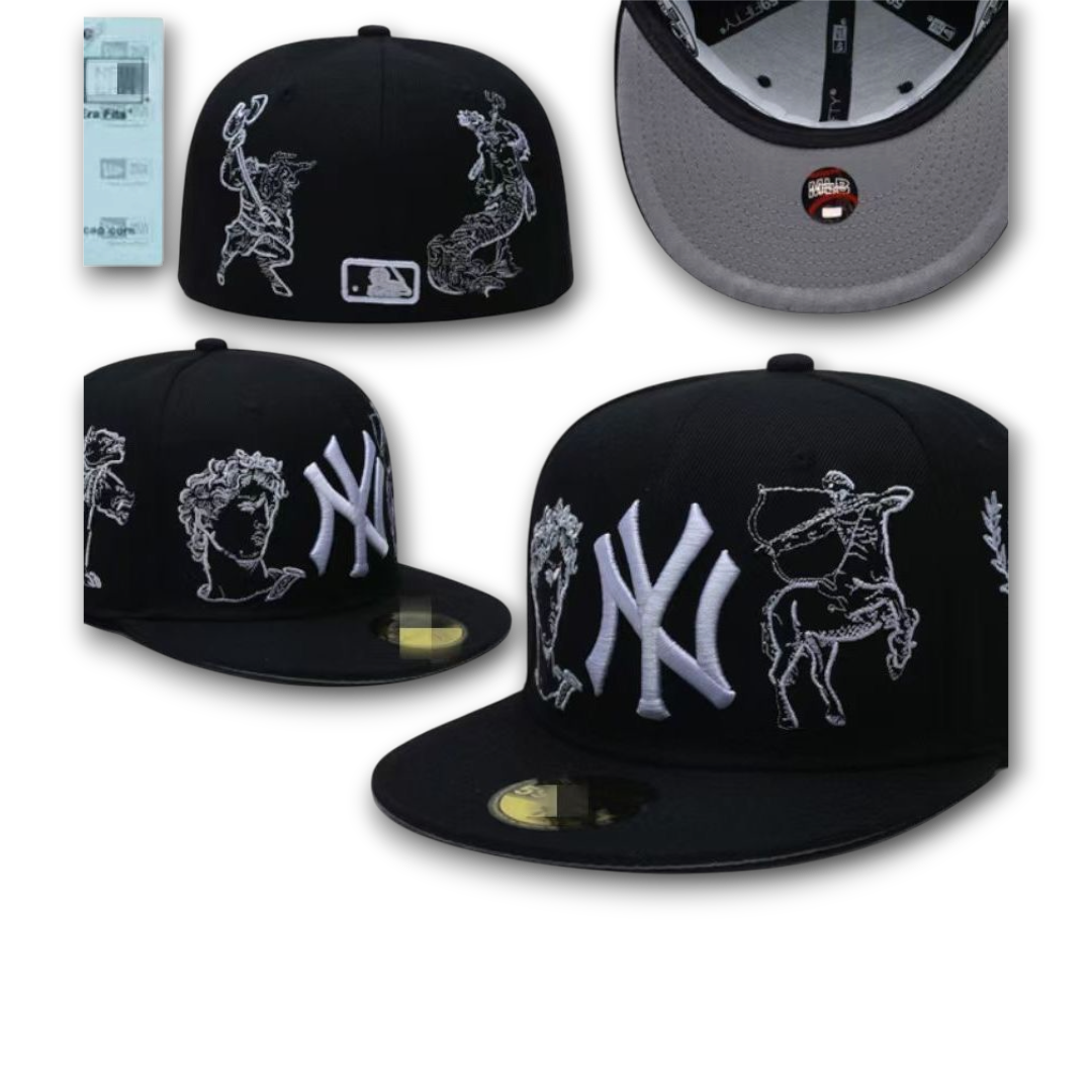 New York Yankees MLB Mythical 59FIFTY Black Fitted