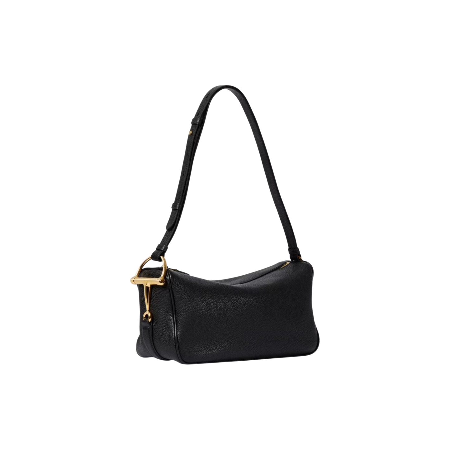 Gucci Half Horsebit medium shoulder bag in black leather