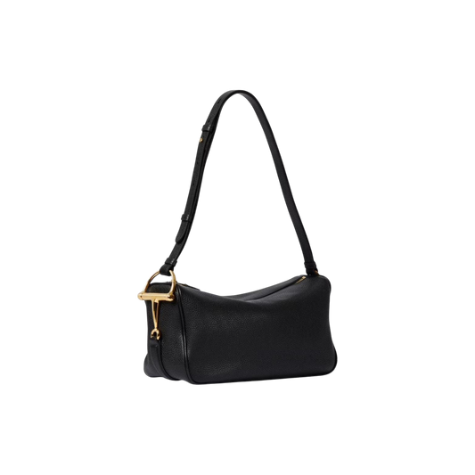 Gucci Half Horsebit medium shoulder bag in black leather