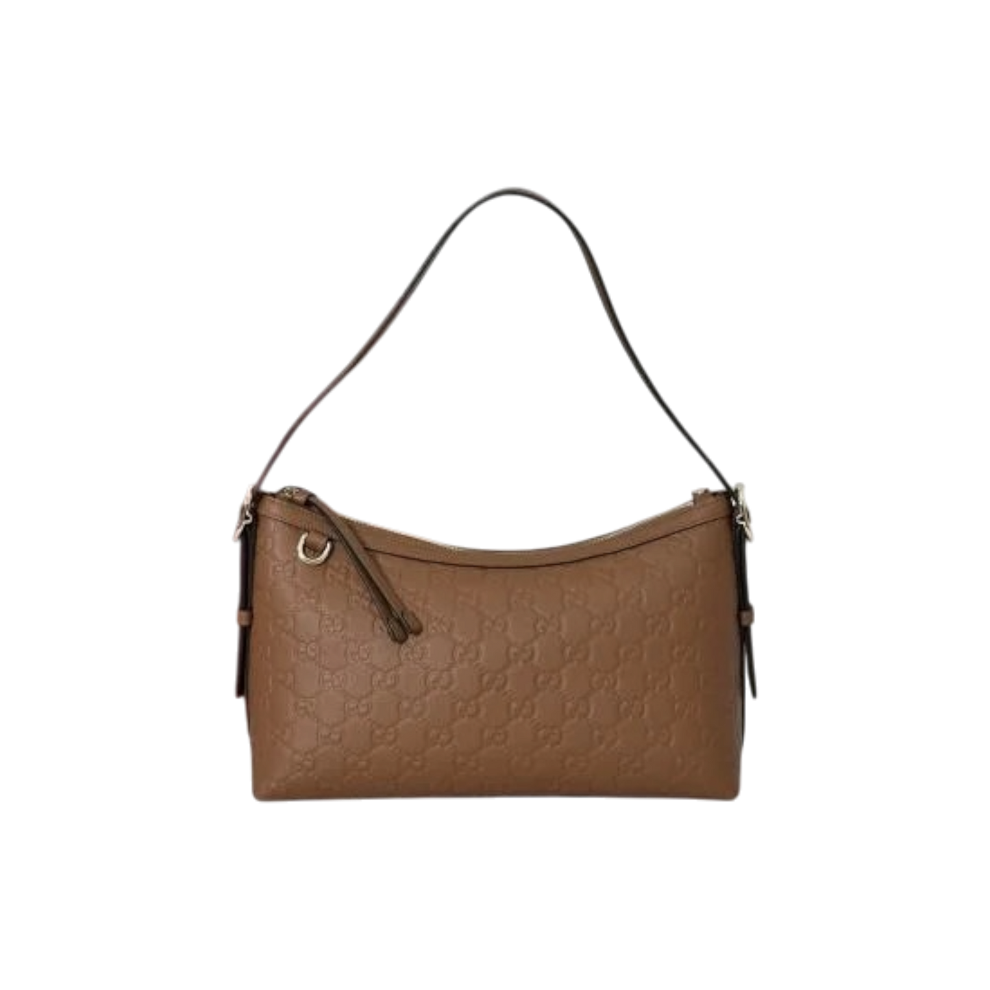Gucci Gg Emblem Medium Shoulder Bag in Brown
