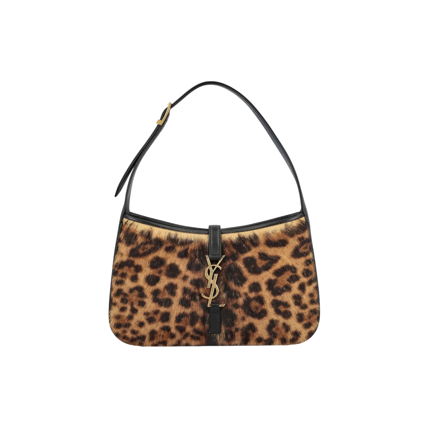 Saint Laurent Le 5 à 7 leopard-print Clasp Shoulder Bag