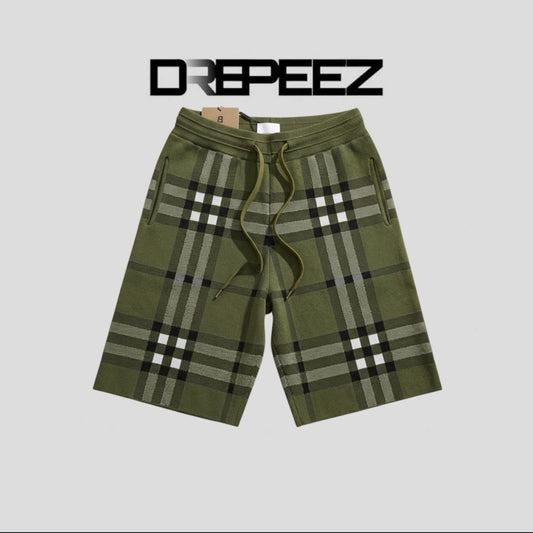 Burberry Checked Silk And Wool-Blend Jacquard Drawstring
