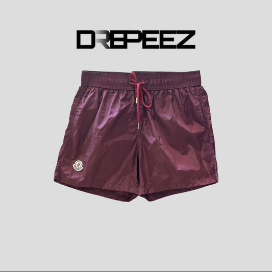 Moncler drawstring-waist Swim Shorts | Red