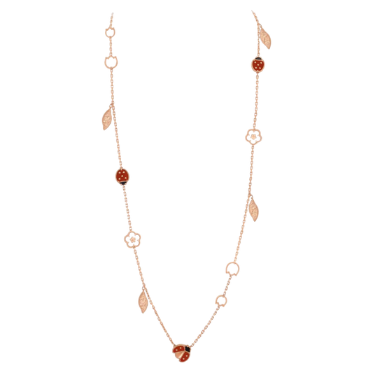VCA Lucky Spring Long Necklace 15 motifs