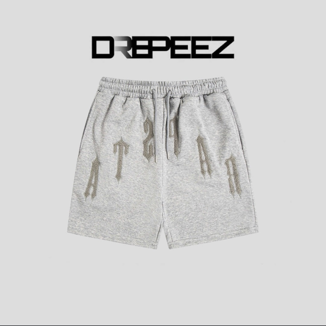 Shorts Casuais Trapstar Com Letras Bordadas