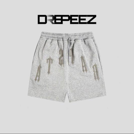 Shorts Casuais Trapstar Com Letras Bordadas