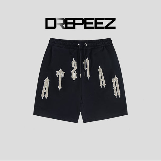 Shorts Casuais Trapstar Com Letras Bordadas