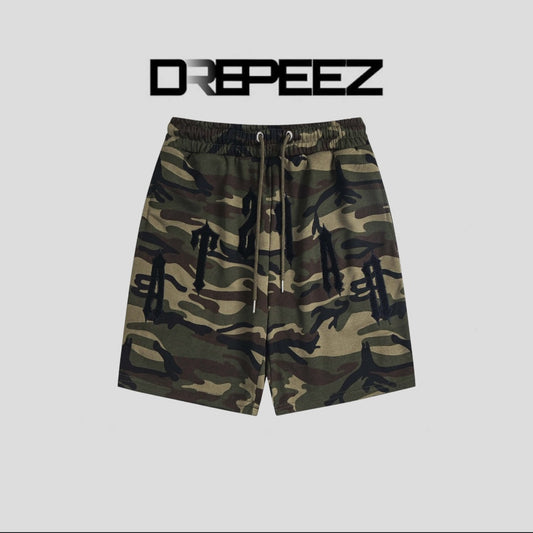 Shorts Casuais Trapstar Com Letras Bordadas
