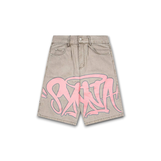 Syna World Syna Logo Denim Shorts