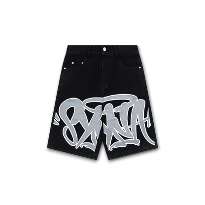 Syna World Syna Logo Denim Shorts