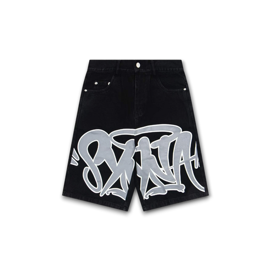 Syna World Syna Logo Denim Shorts