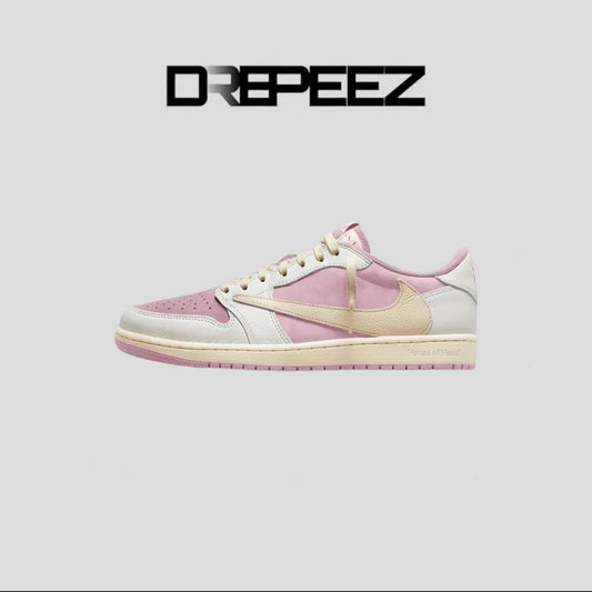 Travis Scott x Air Jordan 1 Low "Shy Pink Rose"