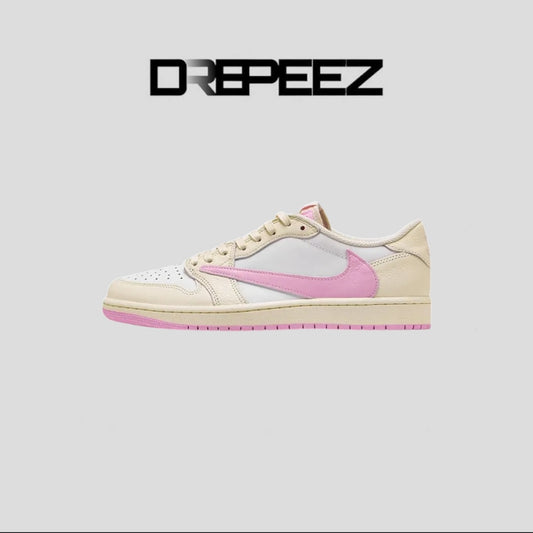 Travis Scott x Air Jordan 1 Low "Shy Pink Rose"