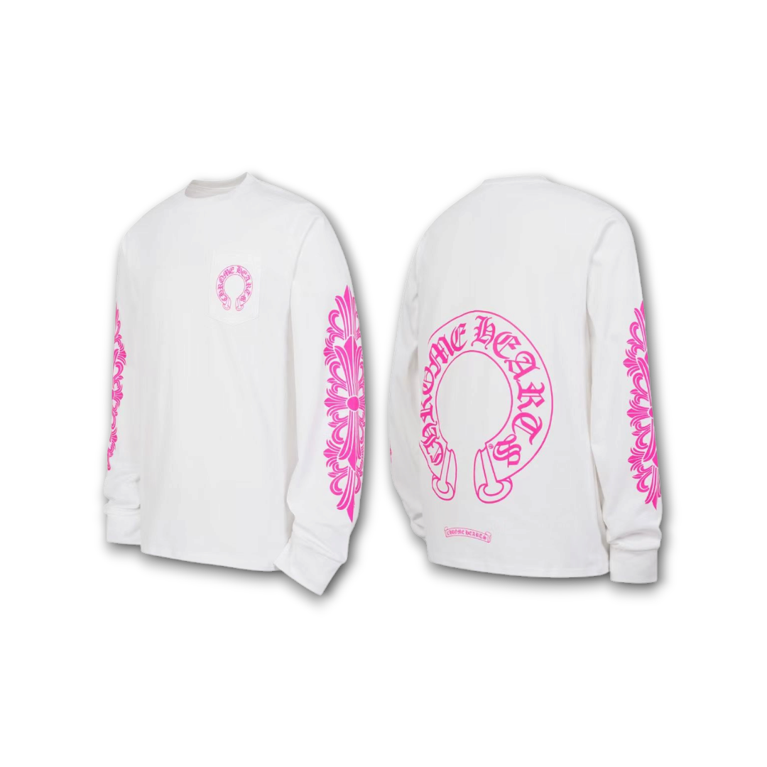 Chrome Hearts Horseshoe Baseball Shirt