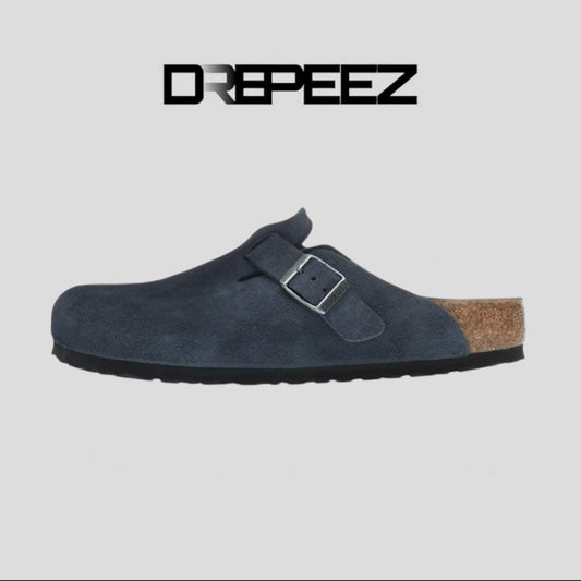 Birkenstock Boston Suede New Navy