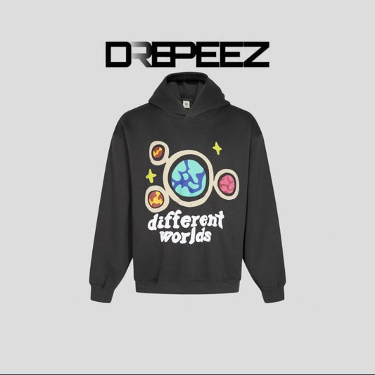 BROKEN PLANET logo-print Hoodie