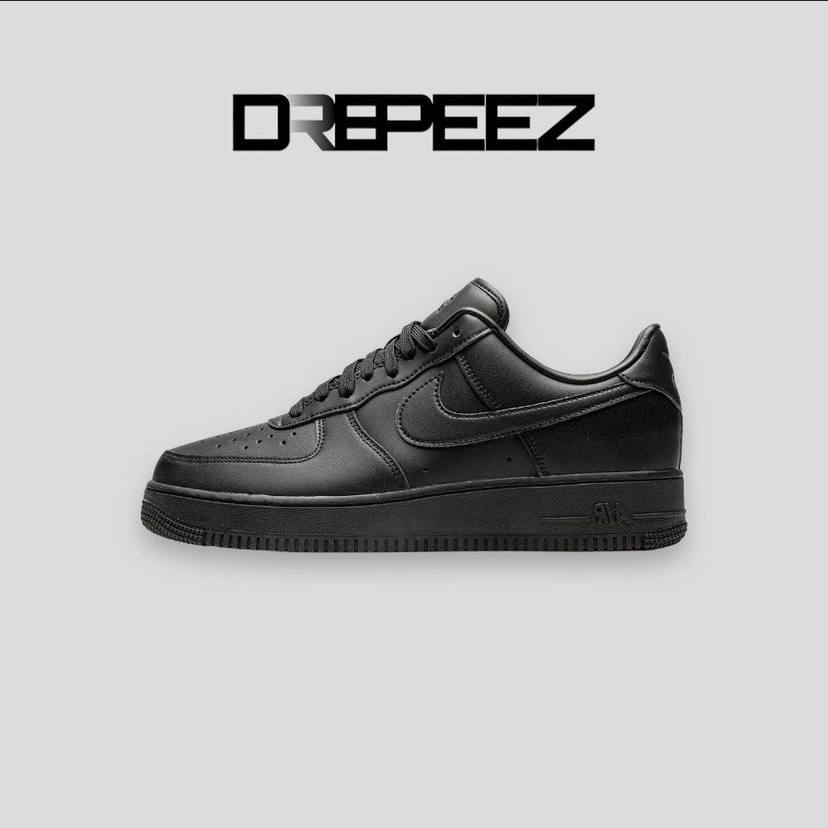 NIKE AIR FORCE 1 LOW '07 FRESH BLACK