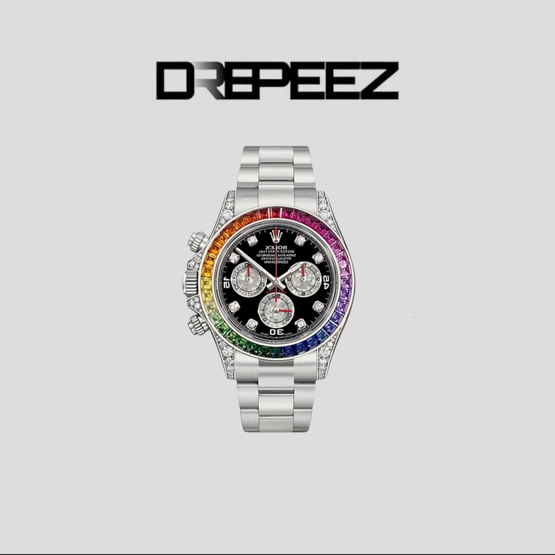 Daytona Rainbow Custom White Gold