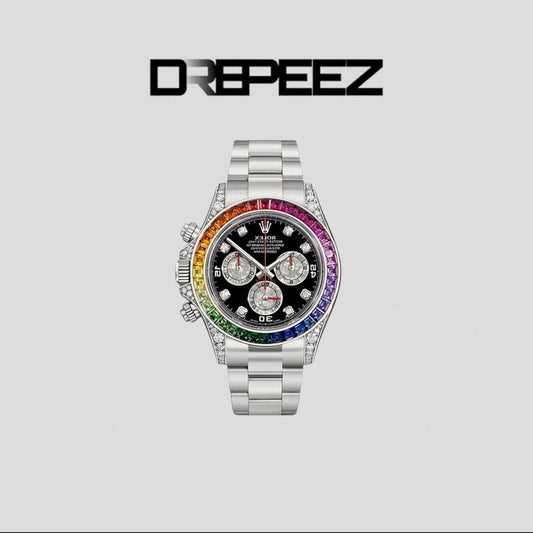 Daytona Rainbow Custom White Gold