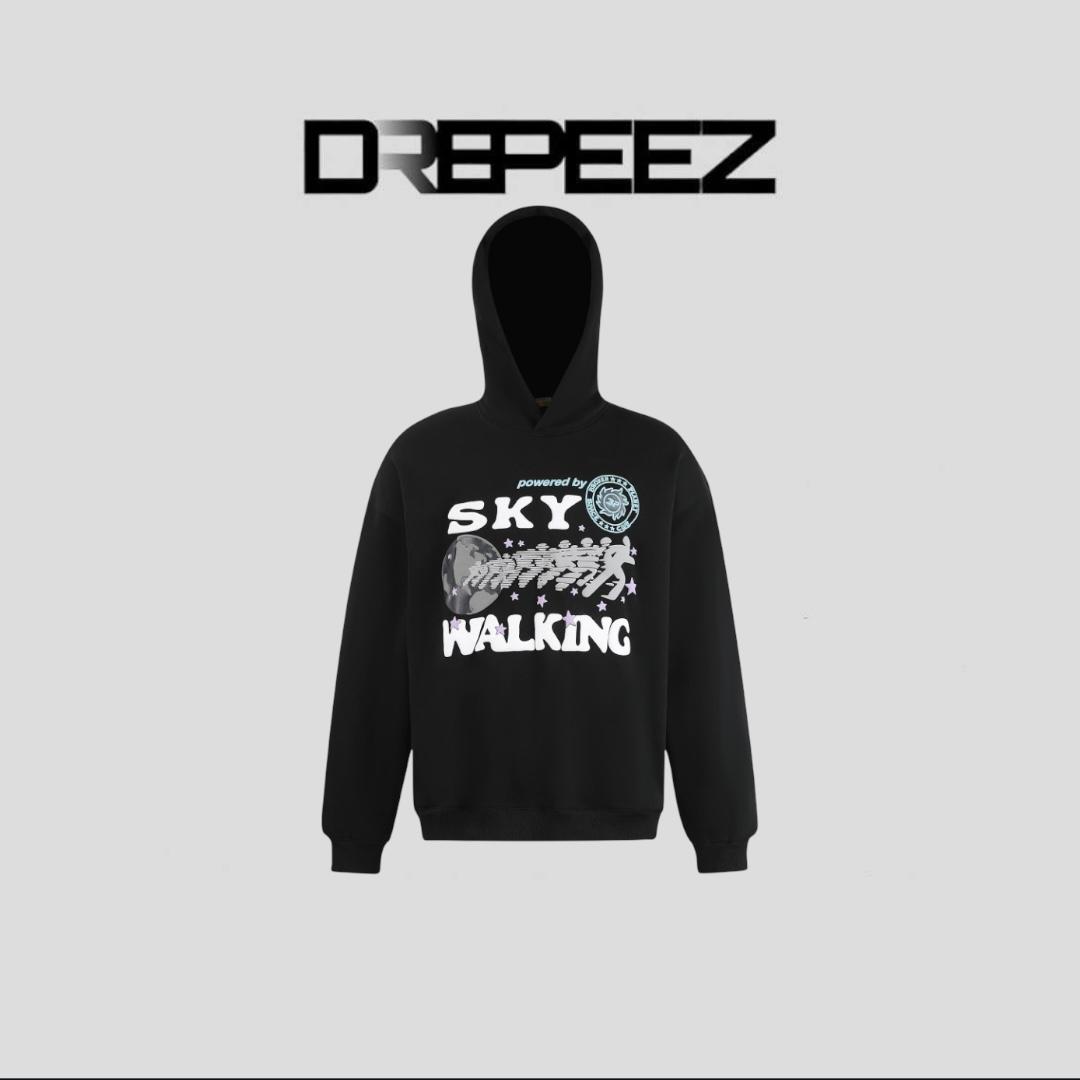 BROKEN PLANET logo-print Hoodie