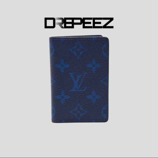 Louis Vuitton Navy Blue Monogram Canvas and Taiga