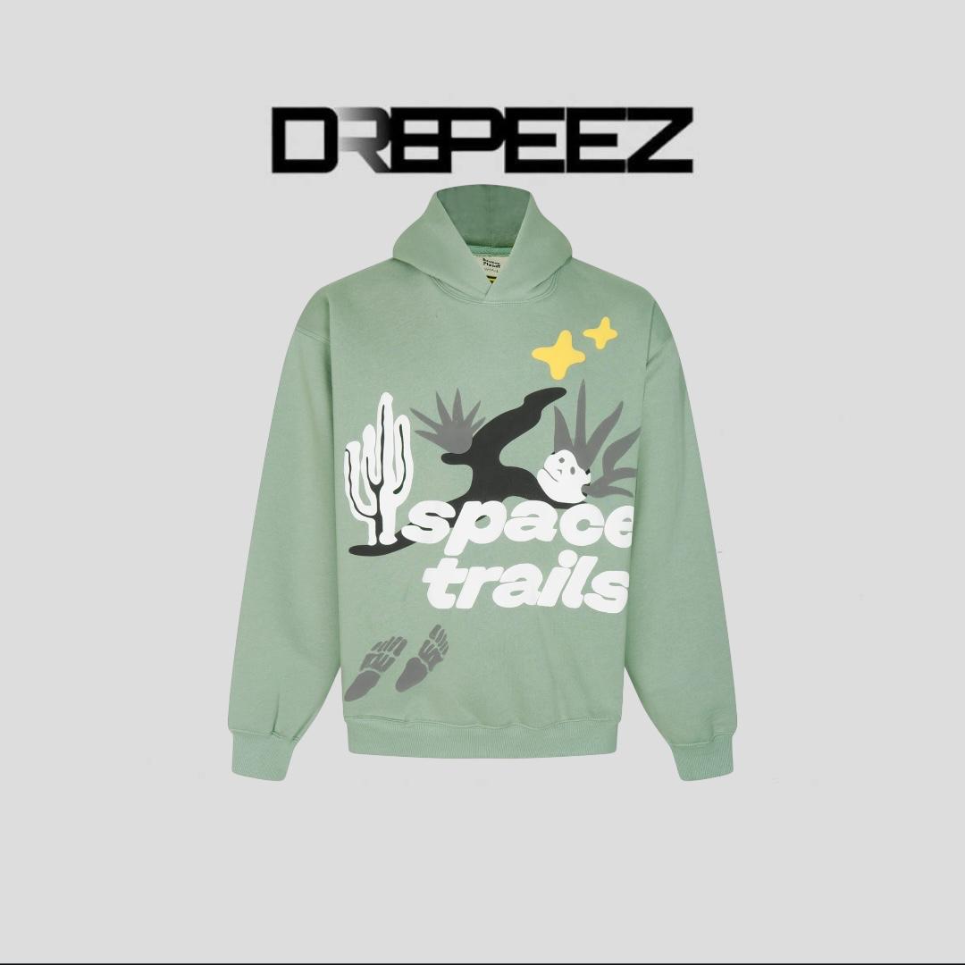 BROKEN PLANET logo-print Hoodie