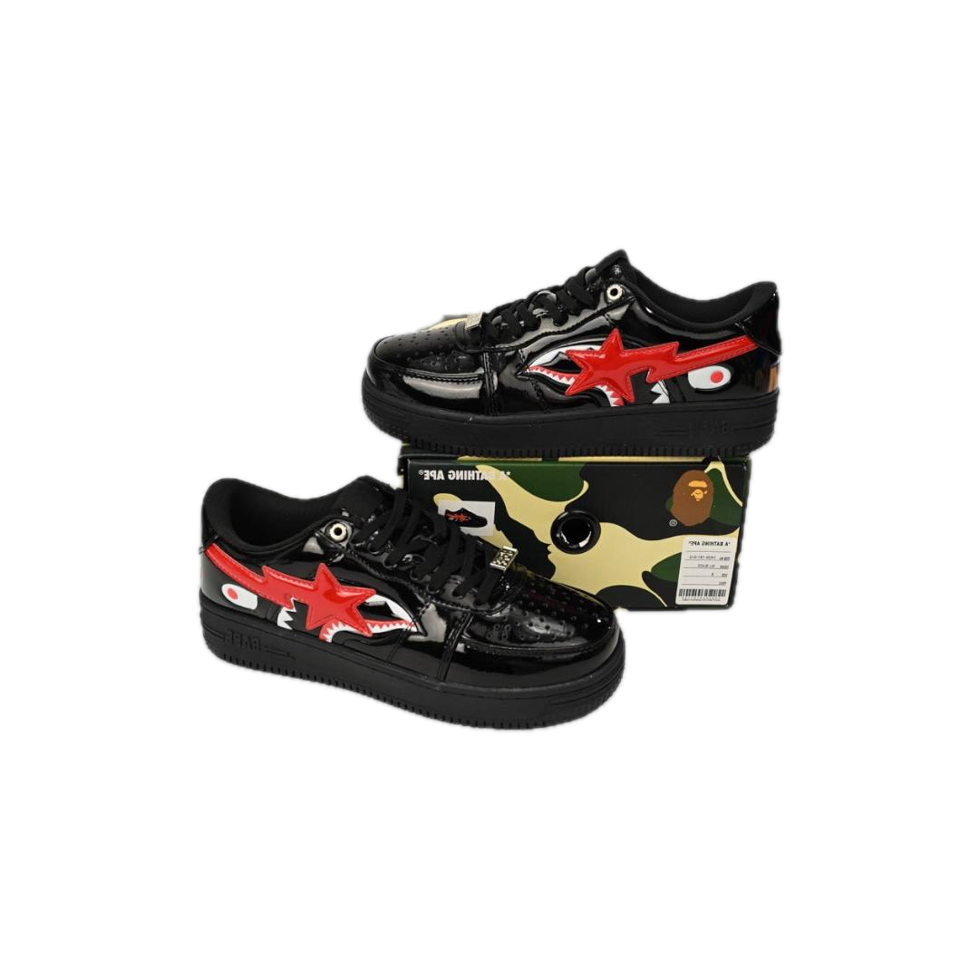 Bapesta Low M2 'Shark Face - Black'